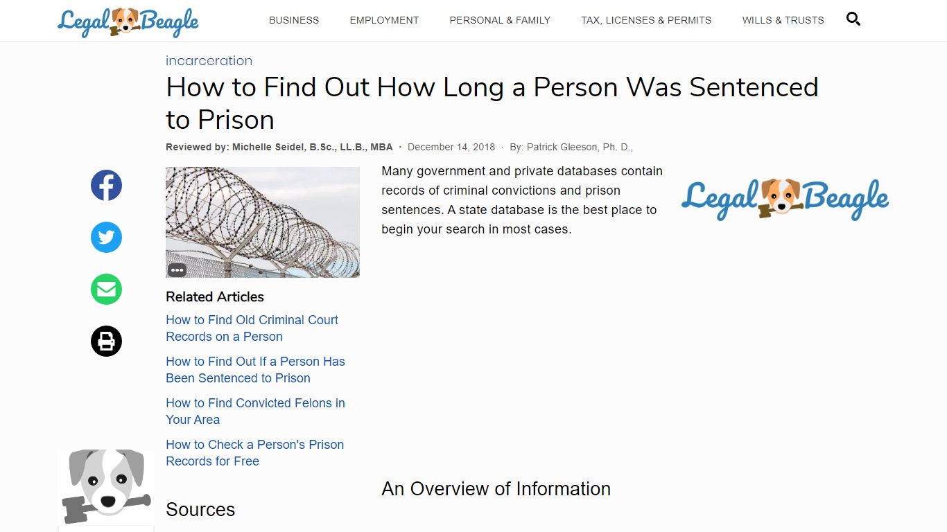 How to Find Out How Long a Person Was Sentenced to Prison